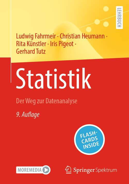Book cover of Statistik: Der Weg zur Datenanalyse (9. Aufl. 2023)