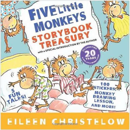 Book cover of Five Little Monkeys Storybook Treasury