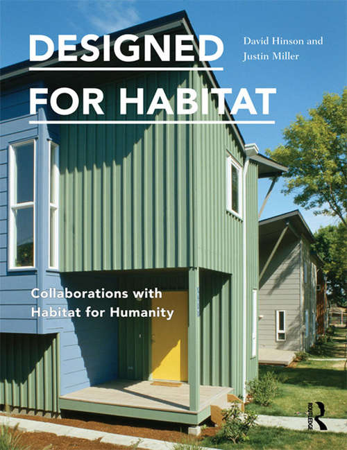 Book cover of Designed for Habitat: Collaborations with Habitat for Humanity