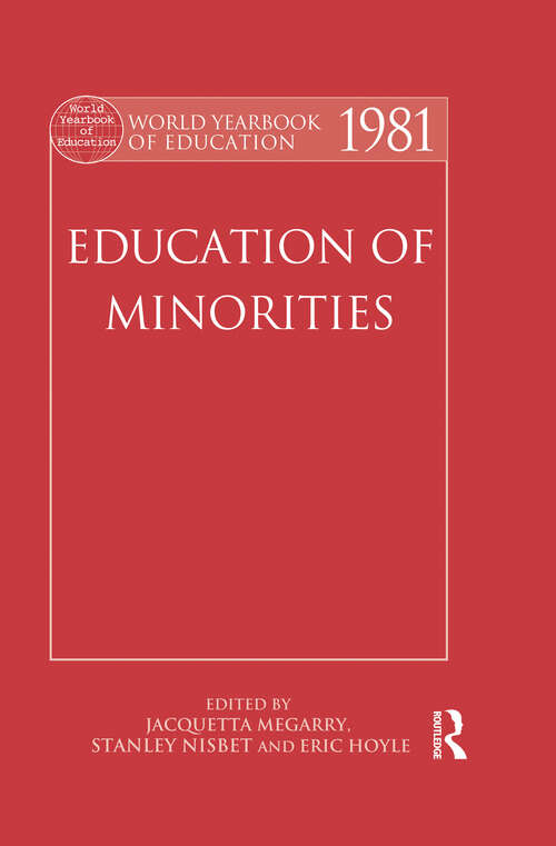 Book cover of World Yearbook of Education 1981: Education of Minorities (World Yearbook of Education)