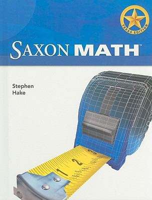 Book cover of Saxon Math, Intermediate 5, Student Edition
