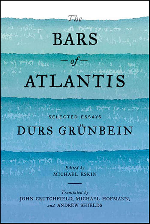 Book cover of The Bars of Atlantis: Selected Essays