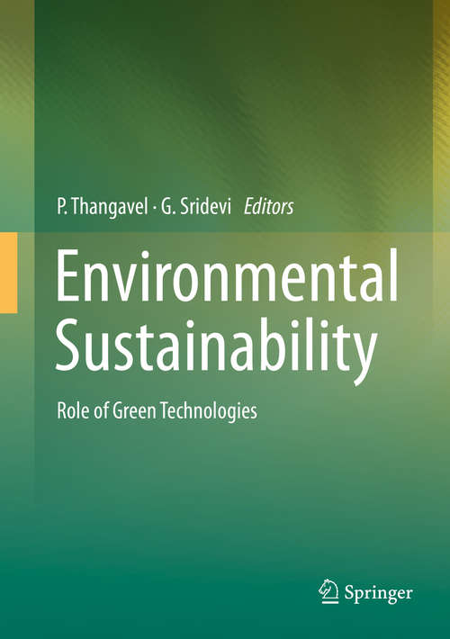 Book cover of Environmental Sustainability