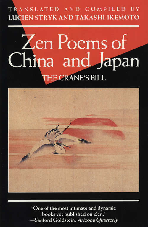 Book cover of Zen Poems of China and Japan: The Crane's Bill