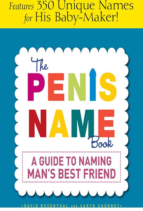 Book cover of The Penis Name Book