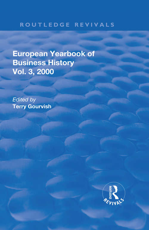 Book cover of The European Yearbook of Business History (Routledge Revivals)