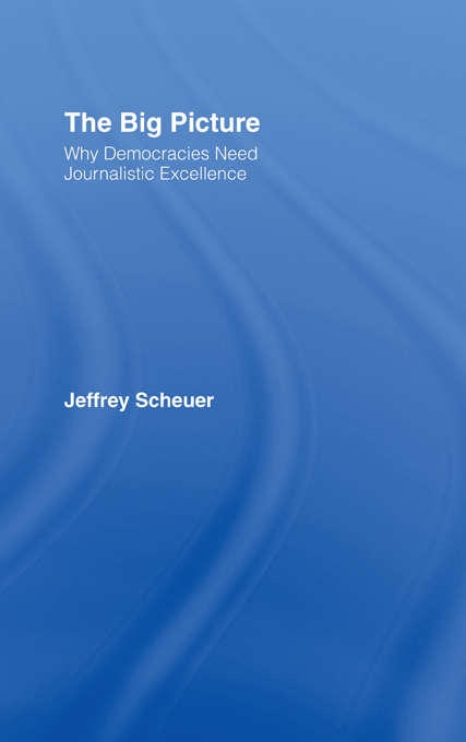 Book cover of The Big Picture: Why Democracies Need Journalistic Excellence