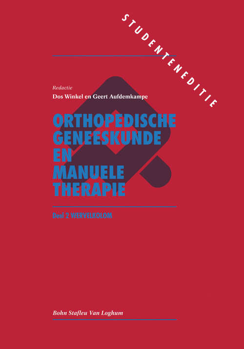 Book cover of Orthopedische geneeskunde en manuele therapie