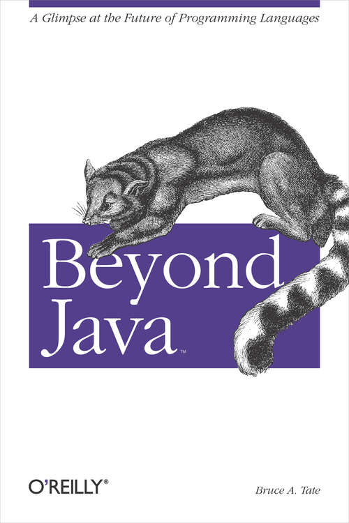 Book cover of Beyond Java