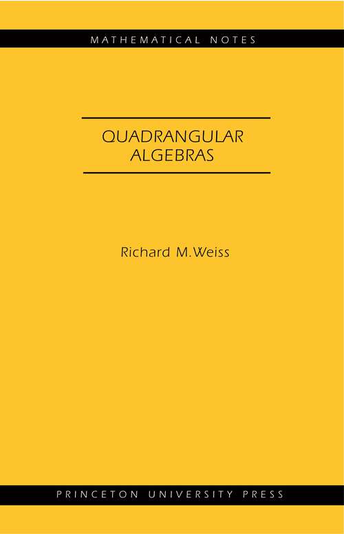 Book cover of Quadrangular Algebras