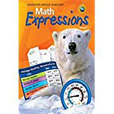 Book cover of Math Expressions, Volume 1 [Grade 4]