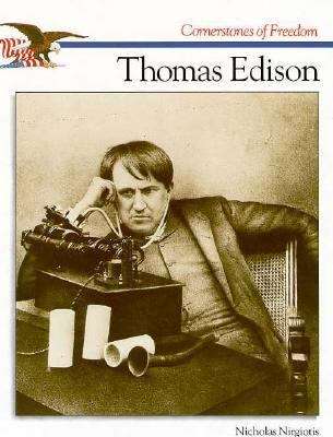 Book cover of Thomas Edison (Cornerstones of Freedom)