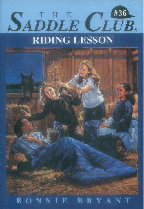 Book cover of Riding Lesson (Saddle Club #36)