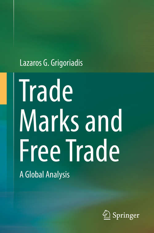 Book cover of Trade Marks and Free Trade