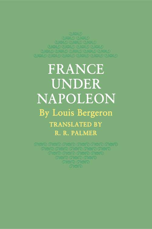 Book cover of France under Napoleon