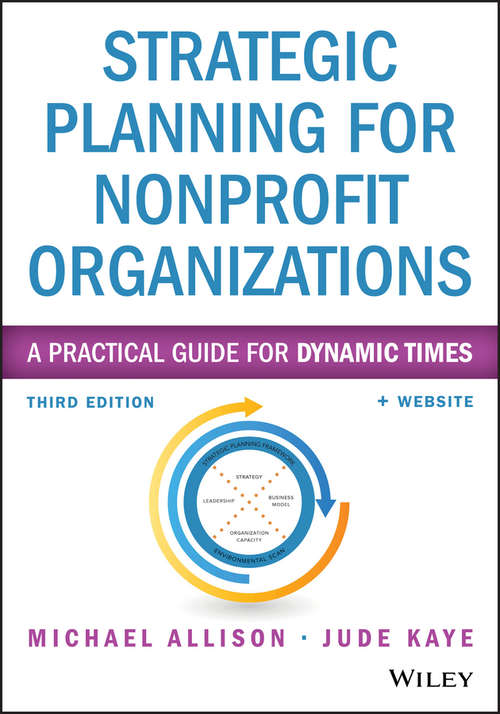 Book cover of Strategic Planning for Nonprofit Organizations