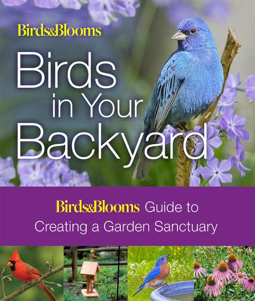 Book cover of Birds & Blooms: Birds in Your Backyard
