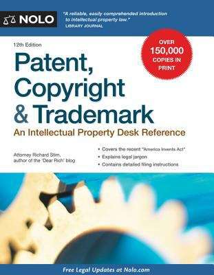 Book cover of Patent, Copyright & Trademark