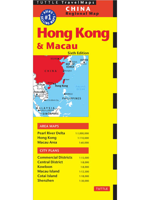 Book cover of Hong Kong & Macau Travel Map Sixth Edition