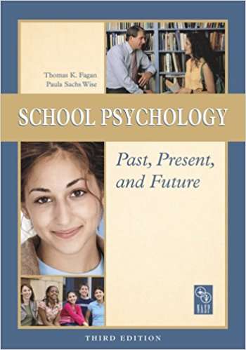 Book cover of School Psychology: Past, Present, and Future (3rd Edition)