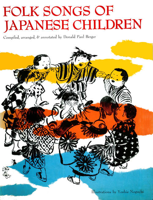 Book cover of Folk Songs of Japanese Children