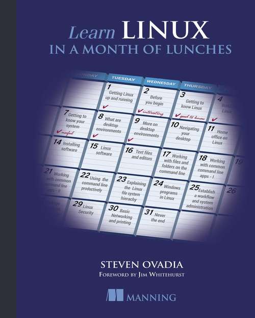 Book cover of Learn Linux in a Month of Lunches