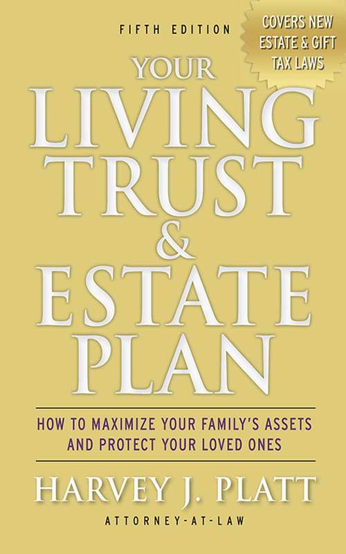 Book cover of Your Living Trust & Estate Plan