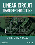 Linear Circuit Transfer Functions: An Introduction to Fast Analytical Techniques
