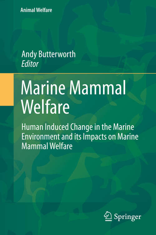 Book cover of Marine Mammal Welfare