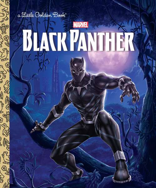 Book cover of Black Panther Little Golden Book (Little Golden Book)