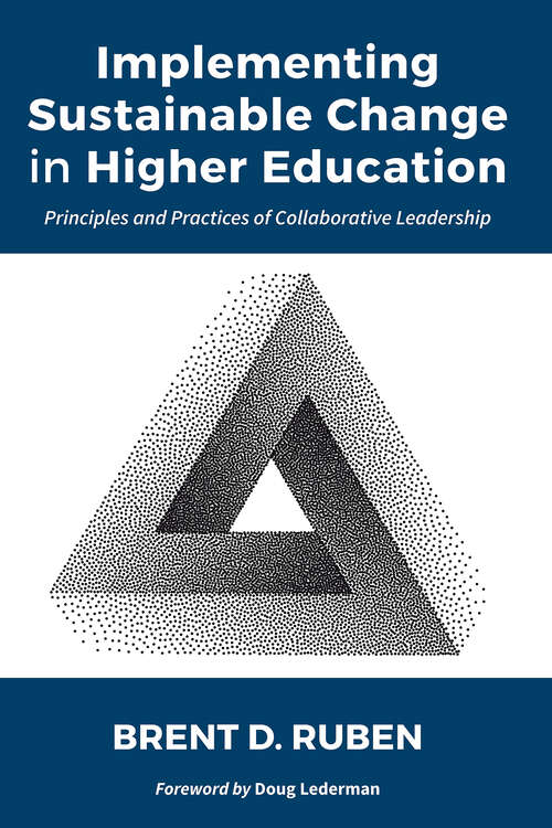 Book cover of Implementing Sustainable Change in Higher Education: Principles and Practices of Collaborative Leadership