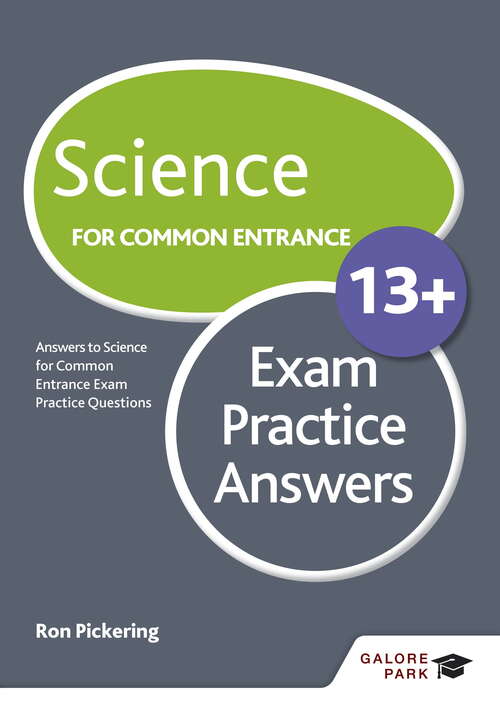 Book cover of Science for Common Entrance 13+ Exam Practice Answers