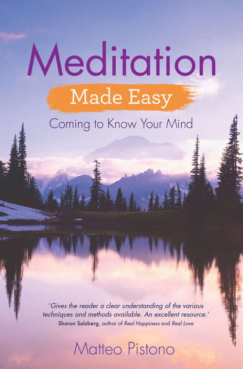 Book cover of Meditation Made Easy: Coming to Know Your Mind