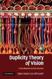 Book cover of Duplicity Theory of Vision: From Newton to the Present