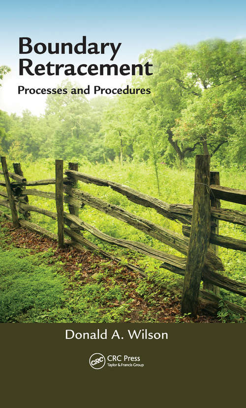 Book cover of Boundary Retracement: Processes and Procedures