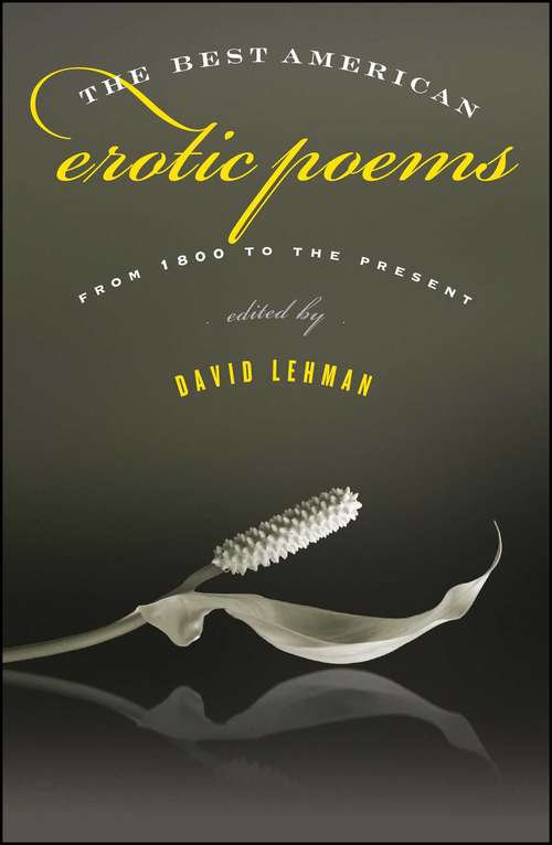 Book cover of The Best American Erotic Poems
