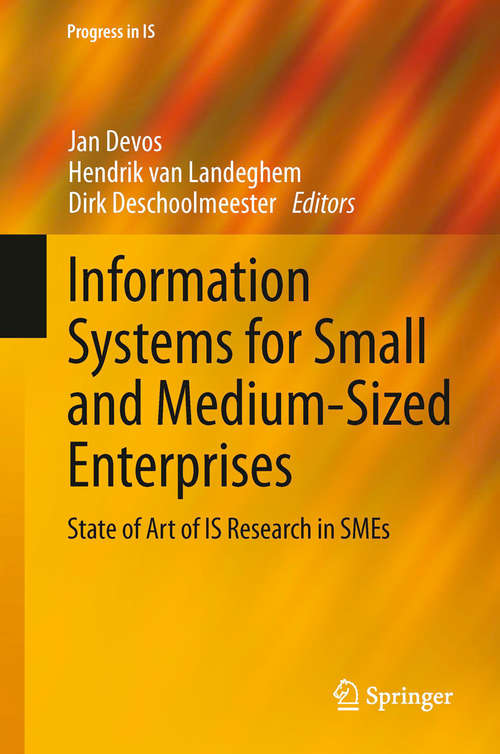 Book cover of Information Systems for Small and Medium-sized Enterprises