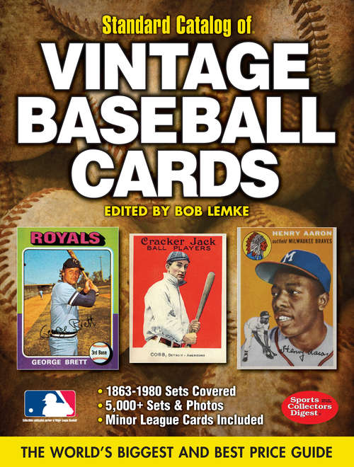 Book cover of Standard Catalog of Vintage Baseball Cards