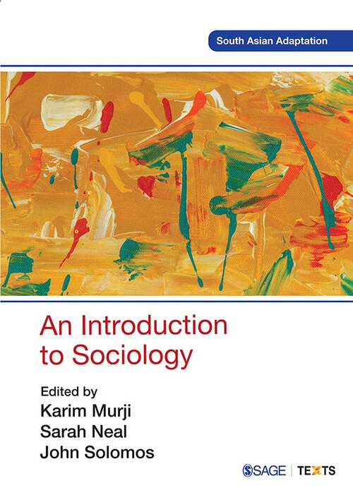 Book cover of An Introduction to Sociology