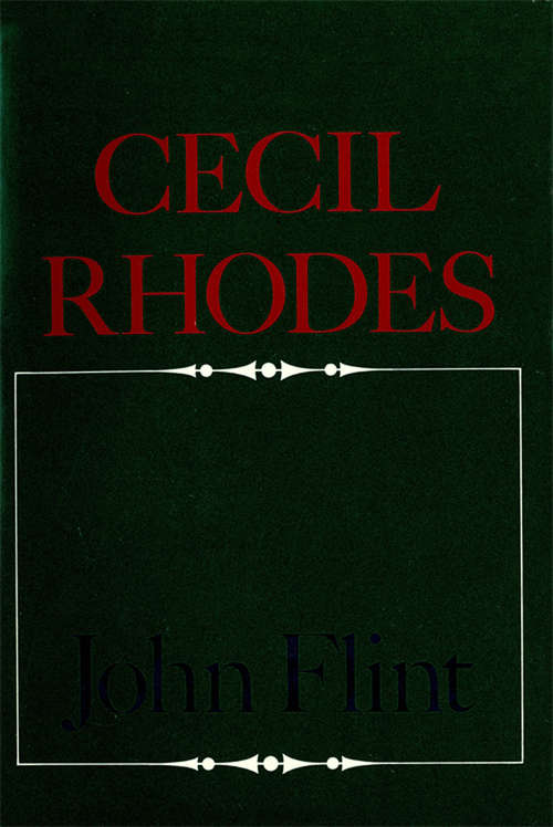 Book cover of Cecil Rhodes