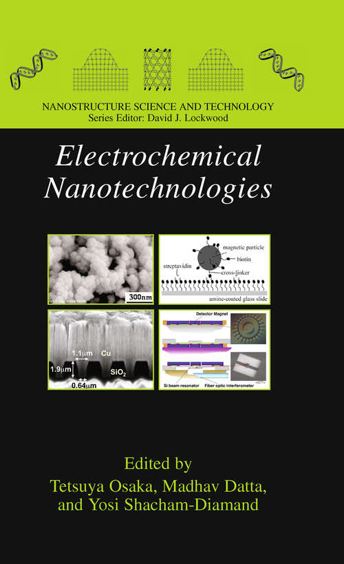 Book cover of Electrochemical Nanotechnologies