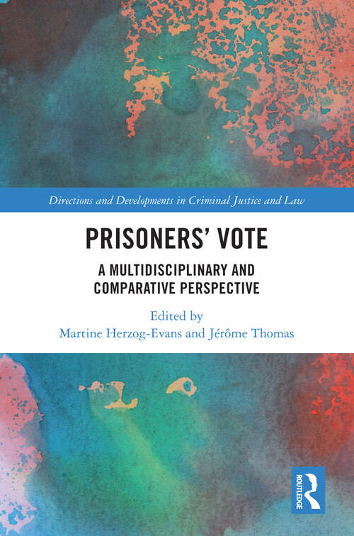 Book cover of Prisoners' Vote: A Multidisciplinary and Comparative Perspective (ISSN)