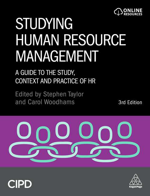 Book cover of Studying Human Resource Management: A Guide to the Study, Context and Practice of HR (3)