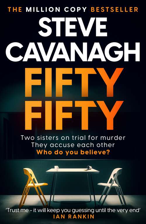Book cover of Fifty Fifty: The Number One Ebook Bestseller, Sunday Times Bestseller, BBC2 Between the Covers Book of the Week and Richard and Judy Bookclub pick (Eddie Flynn Series)