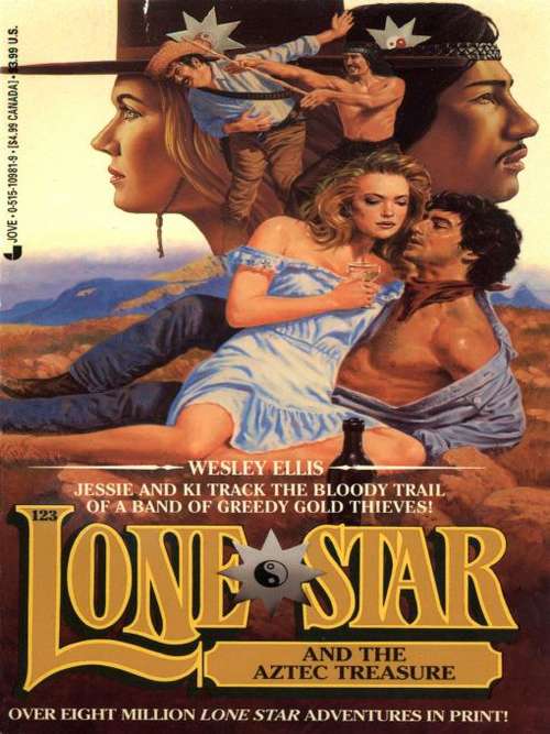 Book cover of Lone Star and the Aztec Treasure (Lone Star #123)