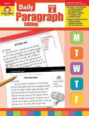 Book cover of Daily Paragraph Editing (Grade #4)
