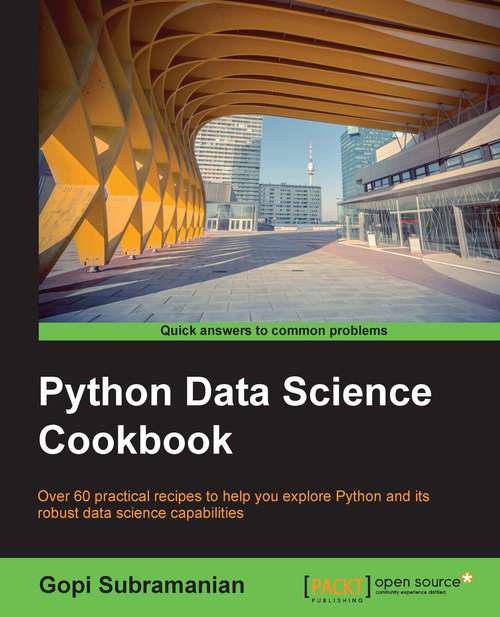 Book cover of Python Data Science Cookbook