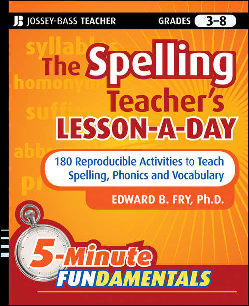 Book cover of The Spelling Teacher's Lesson-a-Day