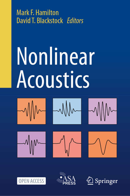 Book cover of Nonlinear Acoustics (Third Edition 2024)