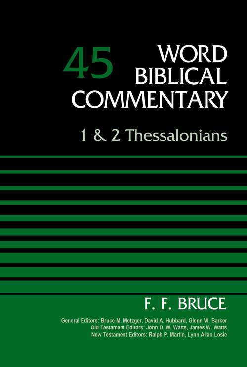 Book cover of 1 and 2 Thessalonians, Volume 45